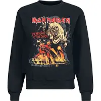 Iron Maiden Sweat-shirt de - The Number Of The Beast - S - XXL - pour Homme - noir - Taille XL