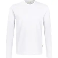Hakro Homme HAKRO 278 Body Fit T-shirt manches longues blanc, Unicolore