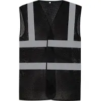 Yoko Gilet jaune haute visibilité à maille respirante