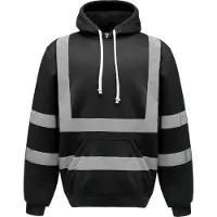 Yoko Sweatshirt capuche haute visibilit? Hi Vis Yellow/Navy - Yoko YHVK05 - Taille 3XL