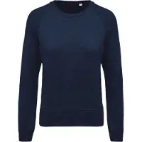 Kariban Pack 5 Sweat-shirt BIO col rond manches raglan femme Wine Heather - Kariban K481 - Taille 2XL