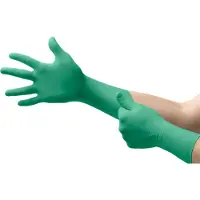Ansell Gants jetables Touchntuff 92-605, non imprimés, taille 9, boîte de 100 pièces. (8.5, 9, L)