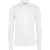 Hakro Homme HAKRO Business Regular Fit Chemise en jersey blanc, Unicolore