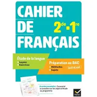 Hatier Cahier Français 2de/1re - Ed. 2025 - Cahier élève - Aurélie Buestel