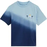 We fashion T-Shirt marine / bleu clair / safran / blanc