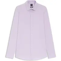 BOSS Chemise Slim Fit en popeline de coton stretch facile à repasser