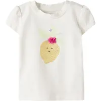 Name it T-Shirt 'NBFFillaz' jaune / gris clair / rose / blanc