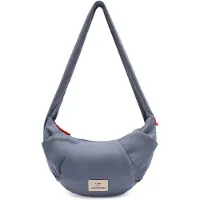 Les Visionnaires Sac bandoulière 'Unio Vancouver' bleu fumé