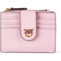 Pinko Cuir porte-monnaie Multi Purpose Wallet Light Pink + Antique Gold rose