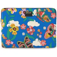 Wouf Sac d’ordinateur portable 'Daily' crème / bleu / jade / orange