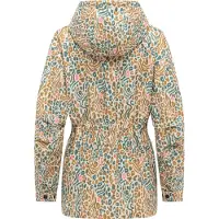 Ragwear Veste fonctionnelle 'Eddens' bleu cyan / pueblo / rose / blanc