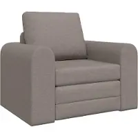vidaXL Canapé-lit Taupe 98 x 71 x 83 cm Tissu