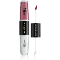 Dermacol 16H Lip Colour brillant et rouge à lèvres longue tenue teinte 13 2x4 ml