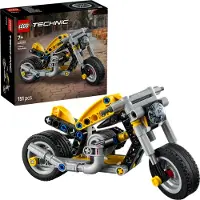 LEGO Technic 42225 Moto jaune - Jeu de construction pour les enfants de 7 ans et plus - Idée cadeau pour garçons et filles