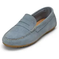 Marc O'Polo Chaussons mocassins pour femmes , chaussures basses, modèle mocassin, couleur bleue, pour un style décontracté