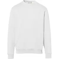 Hakro Organic Regular Fit Sweat-shirt Col rond blanc, Unicolore