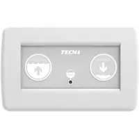 Tecma All In One Toilet Control Panel With 2 Buttons Clair