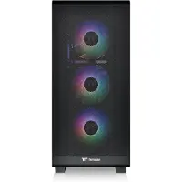 Thermaltake S Series S250 TG ARGB - Mid tower - E-ATX - Seitenteil mit Fenster (gehärtetes Glas) - keine Spannungsversorgung (ATX) - Schwarz - USB/Audio