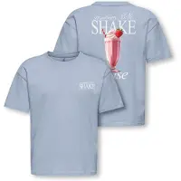 Kids Only T-Shirt - Loose - Noos - CookHelen - Soft Chambray/Lai - - 7-8 ans (122-128) - T-Shirt