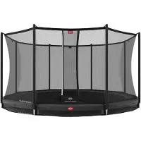 Berg Trampoline BERG InGround Favorit avec filet Comfort 430 cm Gris