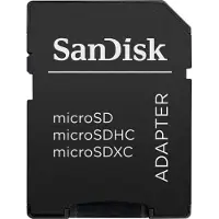 SanDisk microSDXC Ultra 64 Go 100 MB/s CL10 A1 + adaptateur SD