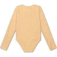 Swim Essentials Filles, Maillot de bain, Schwimmanzug Mädchen 122/128 Yellow flowers, Jaune, (122, 128)