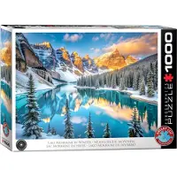 Eurographics Puzzle 1000 pièces Lac Morraine en hiver