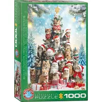 Eurographics Puzzle Christmas Tree Cats - 1000 pièces