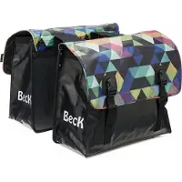 Beck Classic Coloured Triangles Fahrradtasche