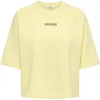 ONLY Sweat-shirt 'JDYOlivia' marron / jaune