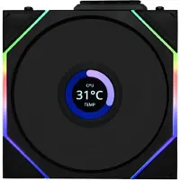 Lian Li UNI FAN TL Wireless (120 mm, 1x), Ventilateur PC, Noir