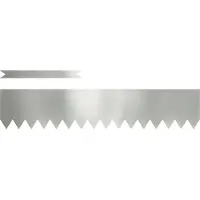 vidaXL Bordure de pelouse 50 pcs argent 100 x 0,05 x 20 cm