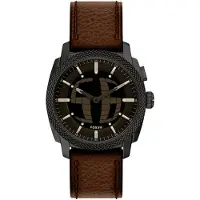 Fossil Montre à affichage analogique marron / noir