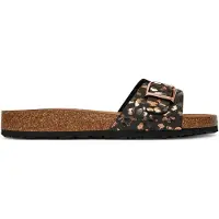 Tamaris Mules pour femme avec boucle et semelle intérieure profonde en cuir 1-27520-42, pointure : 37 EU, couleur : noir
