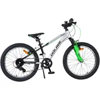Volare Vélo pour enfants Boost - 20 pouces - 7 vitesses - Argent/Vert