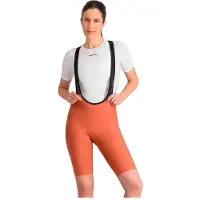 Sportful Pulse Bib Shorts Orange M Femme