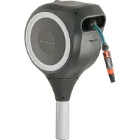 Gardena Dévidoir Portable de Jardin 15 RollUp S Blanc