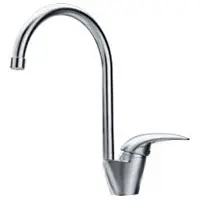 Franke Platino, Chrome, Acier inoxydable, Béquille, Autoportant, Céramique, 3,5 cm
