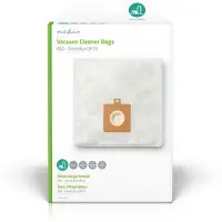 Nedis Sacs à poussière - 4 pièces - Synthétique - Vendu le plus souvent pour : AEG / Electrolux - Blanc