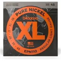 D'addario And Co EPN110 XL Pure Nickel Regular Light 10-45