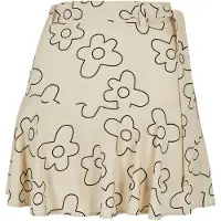 Urban Classics Jupe beige clair / noir