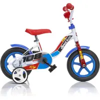 Dino Bikes vélo d'apprentissage 10 pouces bleu