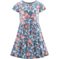 Happy girls Robe opal / bleu clair / mandarine / rose