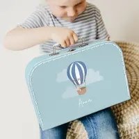 Yoursurprise Valisette enfant personnalisable - Bleu - Grand