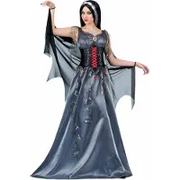 MOM Midnight Vampiress Woman Costume Bleu L Enfants