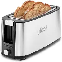 Ufesa 71306156 Toaster Argenté One Size / EU Plug 220V