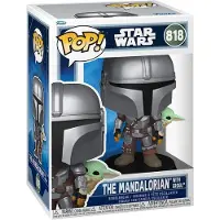 Ginza.se Figurine POP Star Wars : Le Mandalorien et Grogu - Le Mandalorien avec Grogu, numéro 818