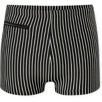 Schiesser Shorts de bain ' Ocean Swim ' noir / blanc