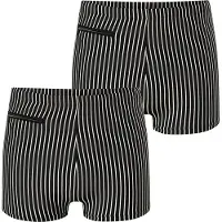 Schiesser Shorts de bain ' Ocean Swim ' noir / blanc