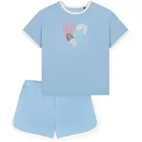 Schiesser Pyjama ' Teens Nightwear ' bleu / bleu clair